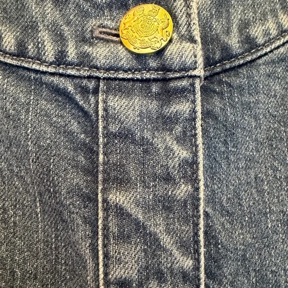 #115 NWT. J. Crew Blue Women's Denim Jean Jacket. - Picture 6 of 16